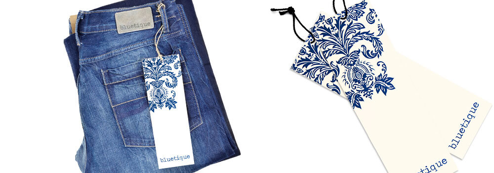 Custom Printed Hang Tag Great for clothing, jewelry and other products.