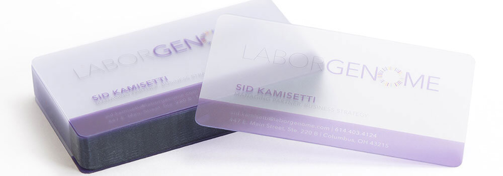 20PT Frosted Plastic Card Today, the one thing that will give you and your business the best odds of turning someone into a paying customer is leaving a lasting impression.