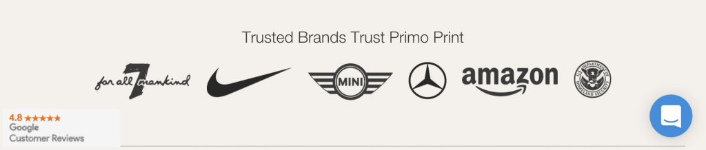 Primoprint Google Customer Reviews Primoprint Google Customer Reviews: Trusted Brands that Trust Primoprint
