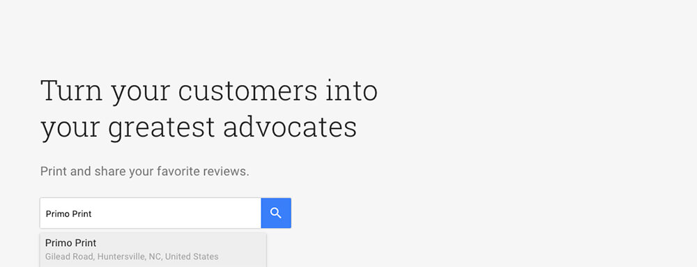 Google SmallThanks Turn Customers into your greatest advocates with Small Thanks Posters by Google
