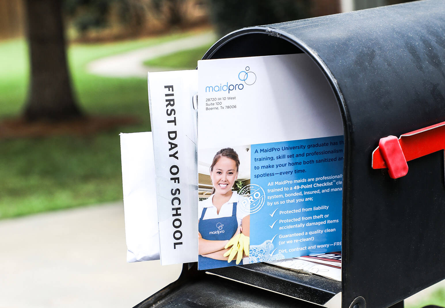 Marketing with EDDM® Postcards MaidPro uses Every Door Direct Mail to reach new and potential customers.