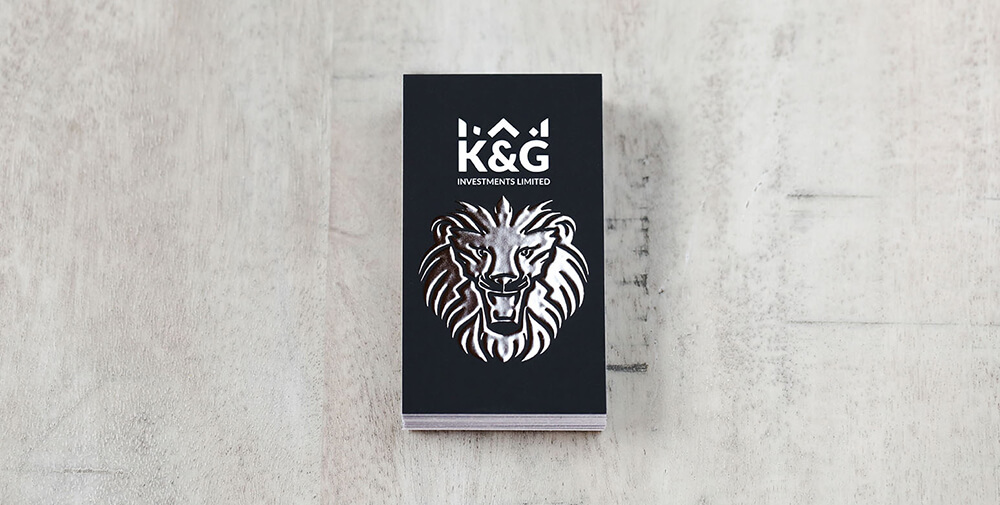 Silver Raised Foil Business Cards Take your marketing to new heights—literally—with silver raised foil business cards.