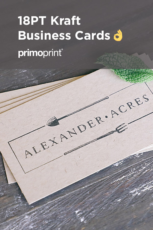 New Kraft Paper Stock New 18PT Kraft Paper stock. The uncoated finish provides superb print quality, and it’s 30% recycled, giving it a warm and rustic eco-friendly appeal.