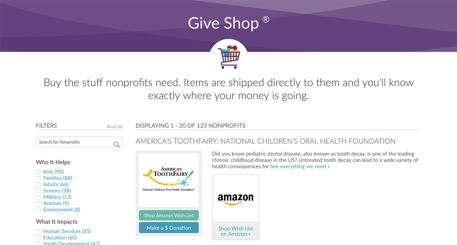 SHARE Charlotte Shop for Good A simple way to participate is to buy items nonprofits need. SHARE Charlotte calls this Shop for GOOD.