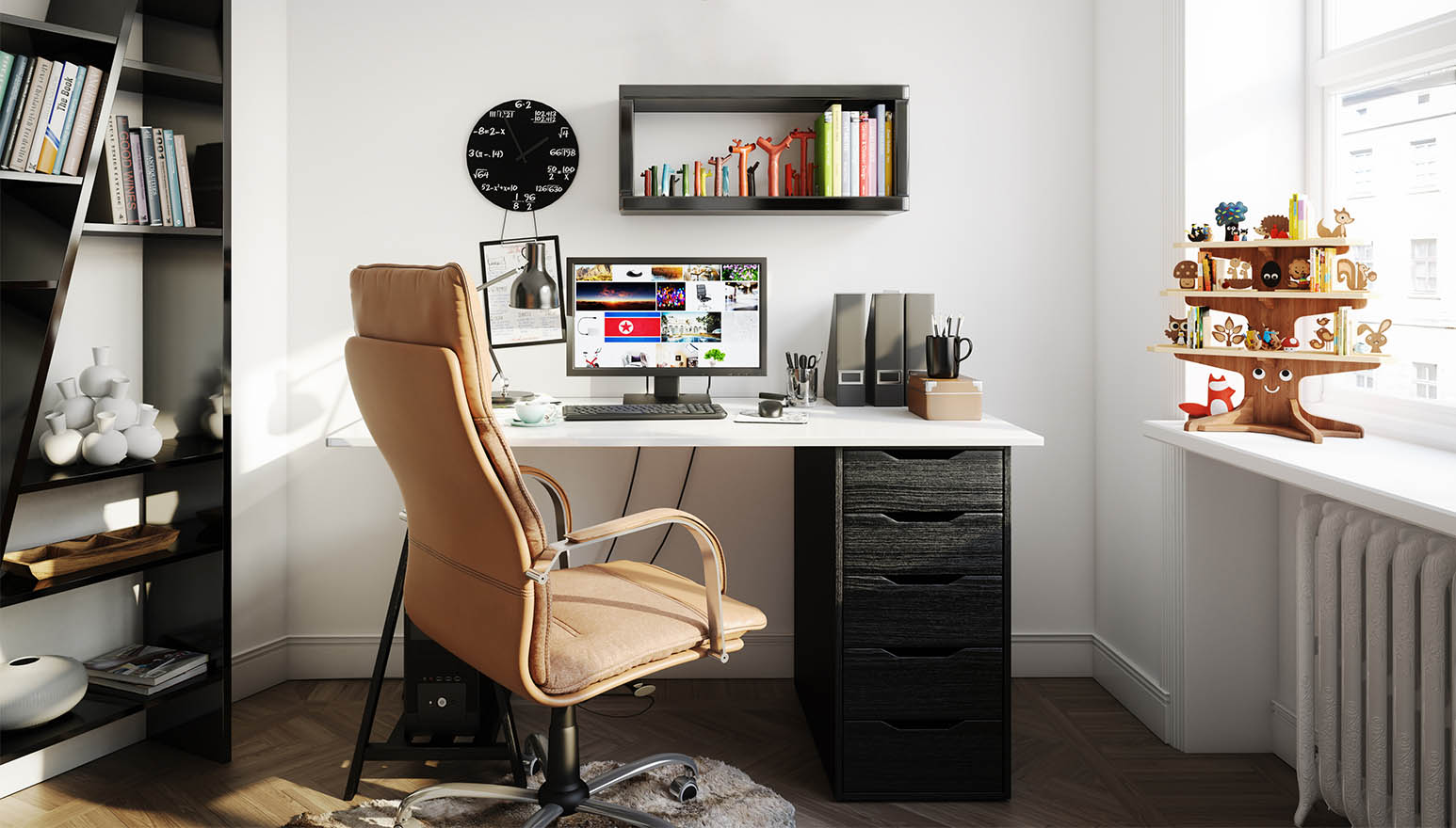 Having a Cozy Workspace Having a professional and cozy workspace at home can be beneficial.