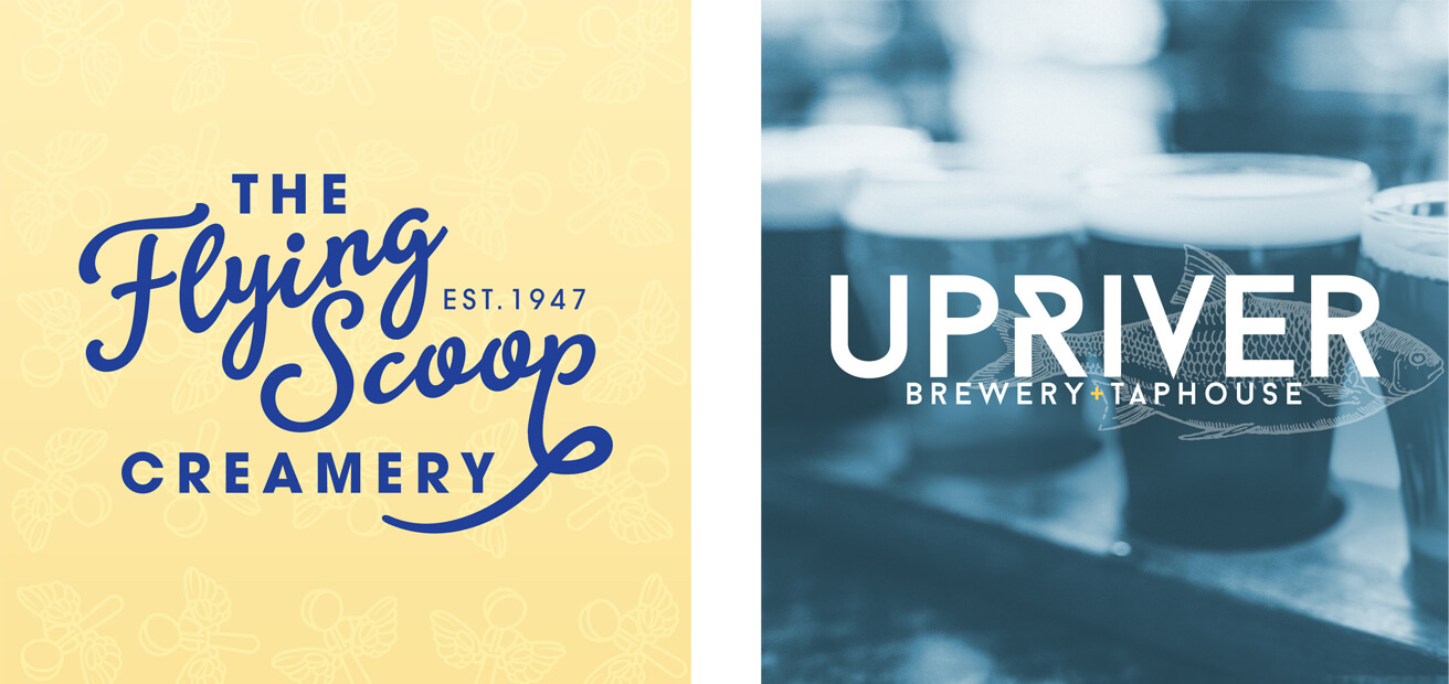 Custom logo designs by Primoprint's in-house graphic designers.