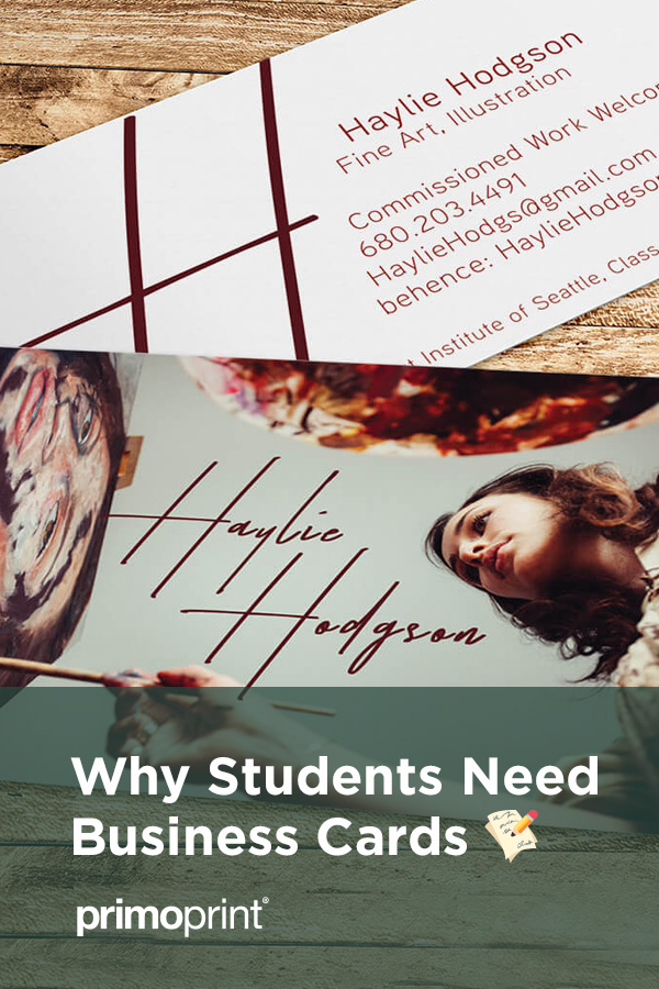 Why Students Need Business Cards We've listed a few benefits of having student business cards.