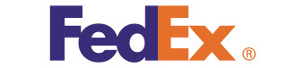 FedEx Logo FedEx is probably one of the most well-know logos.