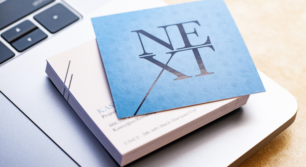 Square Business Cards We offer a large selection of business card sizes to meet your needs.