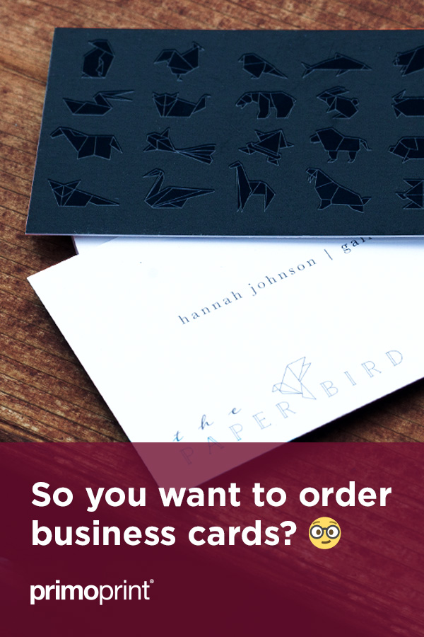 So You Want to Order Some Business Cards? So, you need some business cards? And when selecting an online printing company, there are a lot of things to consider. We list the top four areas when considering a printer.