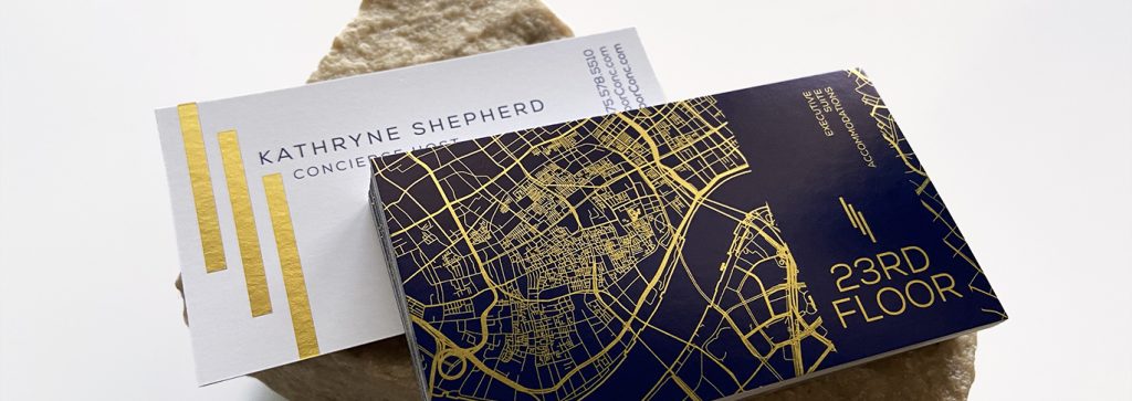 Inline Foil Business Card Learn how to create an Inline Foil file to enhance your design.