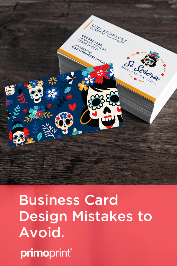 10 Mistakes to Avoid When Designing a Business Card Before you get started and design your business card, we've listed 10 common business card mistakes that should be avoided during the design process.