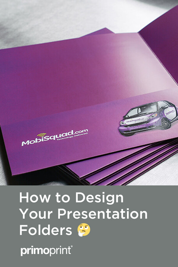 How to Design and Order Your Presentation Folders Before you order your business folders, we've included information that is a guide to help you in the design and ordering process of your custom presentation folders.