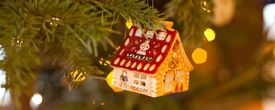 Christmas brunch and holiday ornament gift exchange.