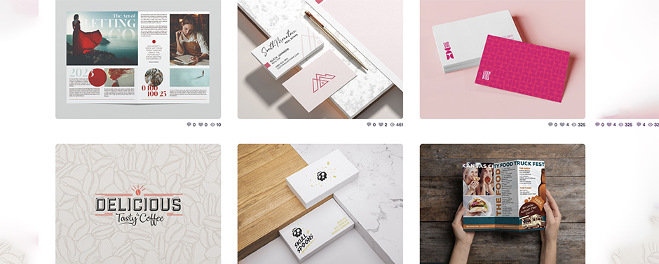 Design inspiration from Dribbble. Check out the Primoprint dribbble page!